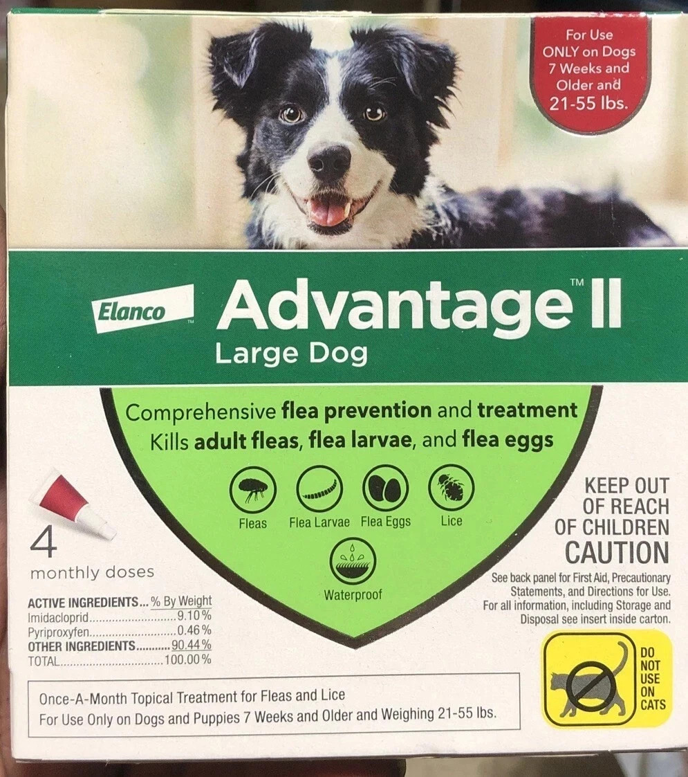 Advantage II Large Dog Flea Prevention & Treatment, 21-55 lb...