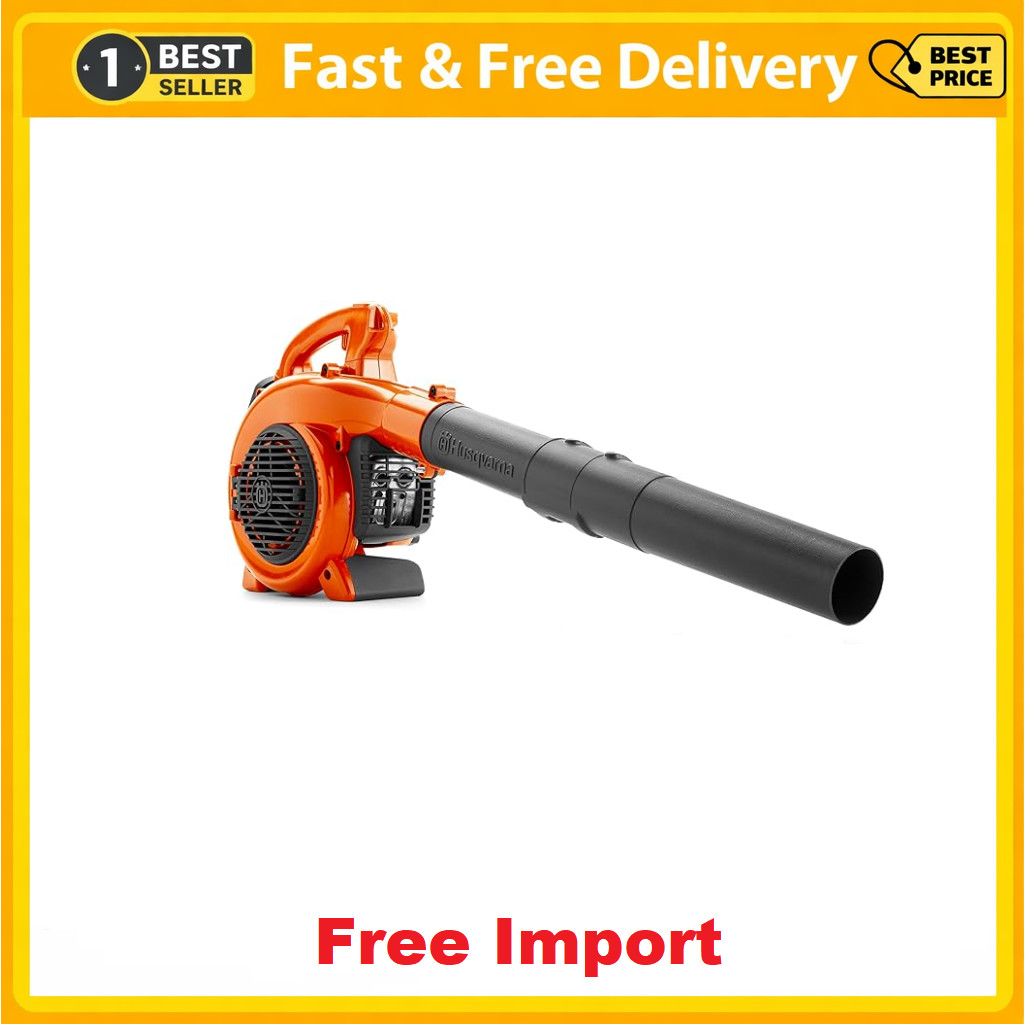 Husqvarna 125B Gas Leaf Blower 28cc 170MPH 470CFM Handheld T...