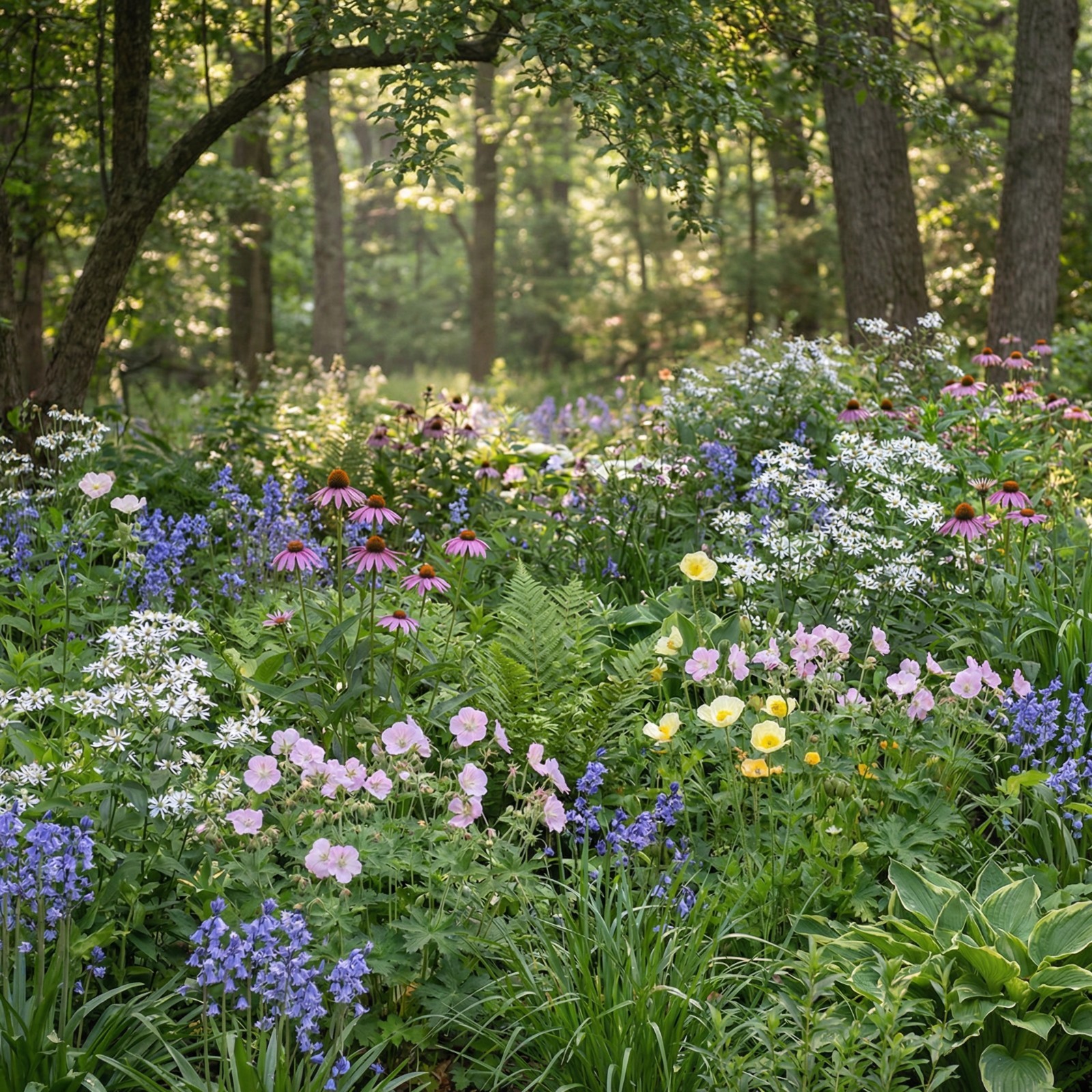 Landscaper's Pack Shade Mix Wildflowers Annual Perennial Hei...