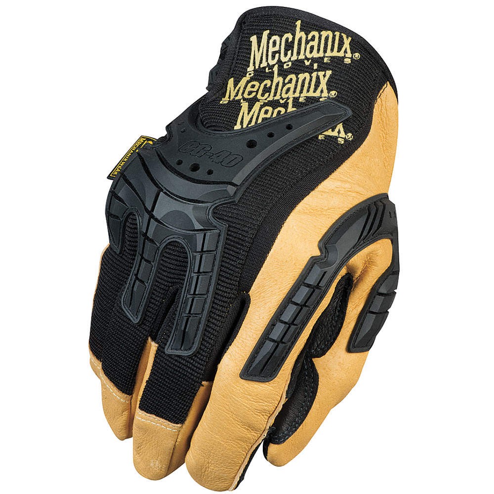 Mechanix Wear CG40-75-011 Mechanics Gloves, Black/Brown, Siz...