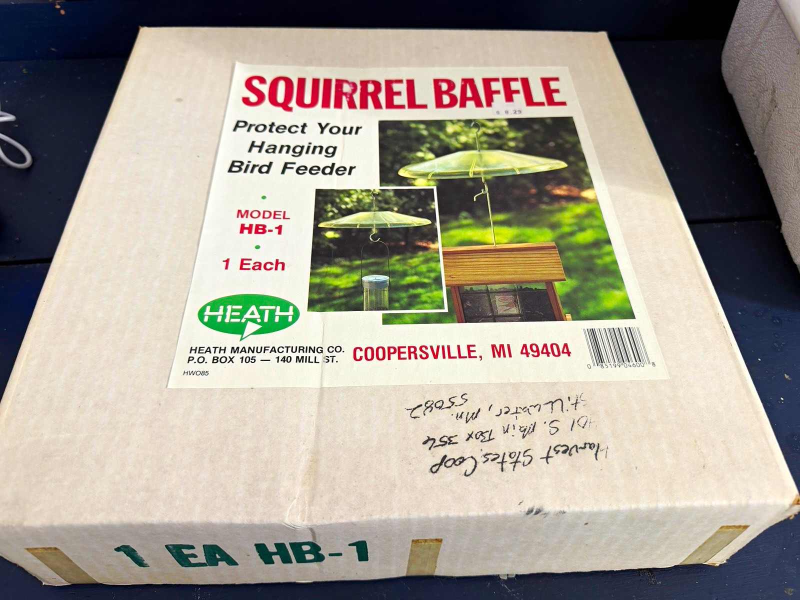 Heath HB-1 Clear Plastic Squirrel Baffle for Bird Feeder