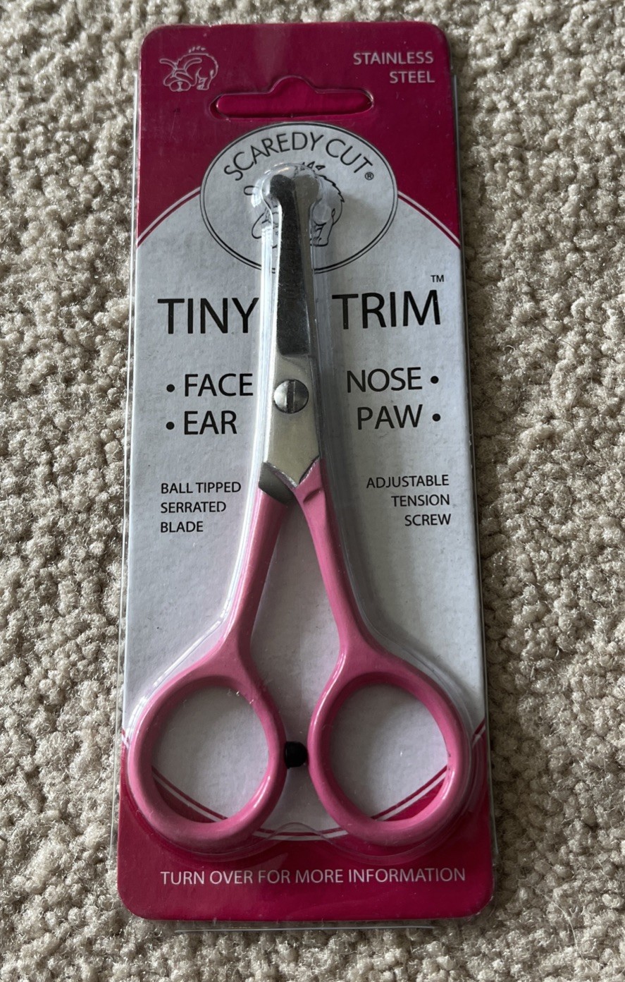 Tiny Trim Pink Ball-Tipped Scissors for Pets