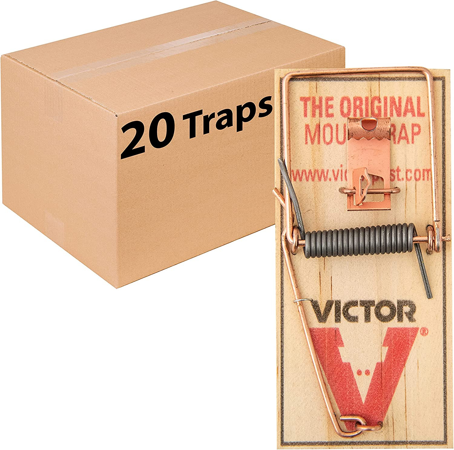 Victor FSC Wood Snap Mouse Trap - Sustainably Sourced - 20 T...