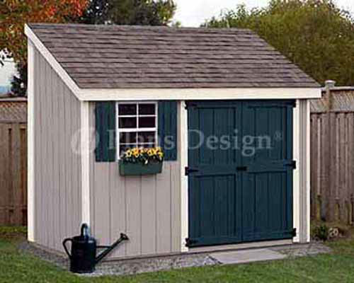 Storage Utility Garden Shed Plans - Design #10410
