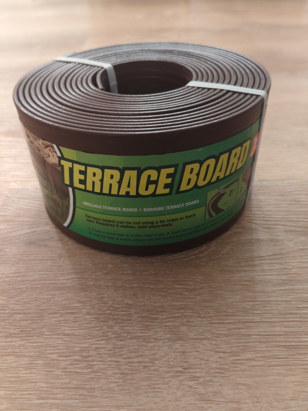 Master Mark Terrace Board Landscape Edging - Brown, 4" x 20'...