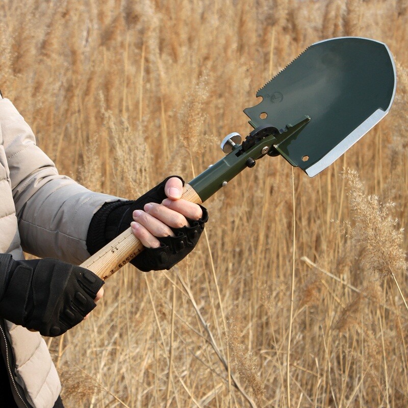 Chinese Military Folding Portable Shovel WJQ-308 Camping Too...