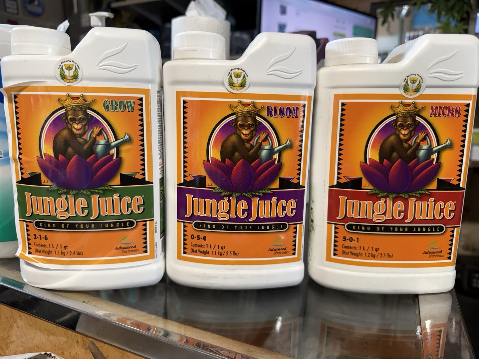 Advanced Nutrients Jungle Juice Grow Bloom Micro Liquid Nutr...