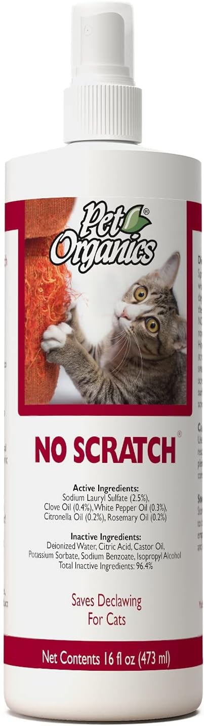 NaturVet Pet Organics No Scratch All Natural Furniture Spray...