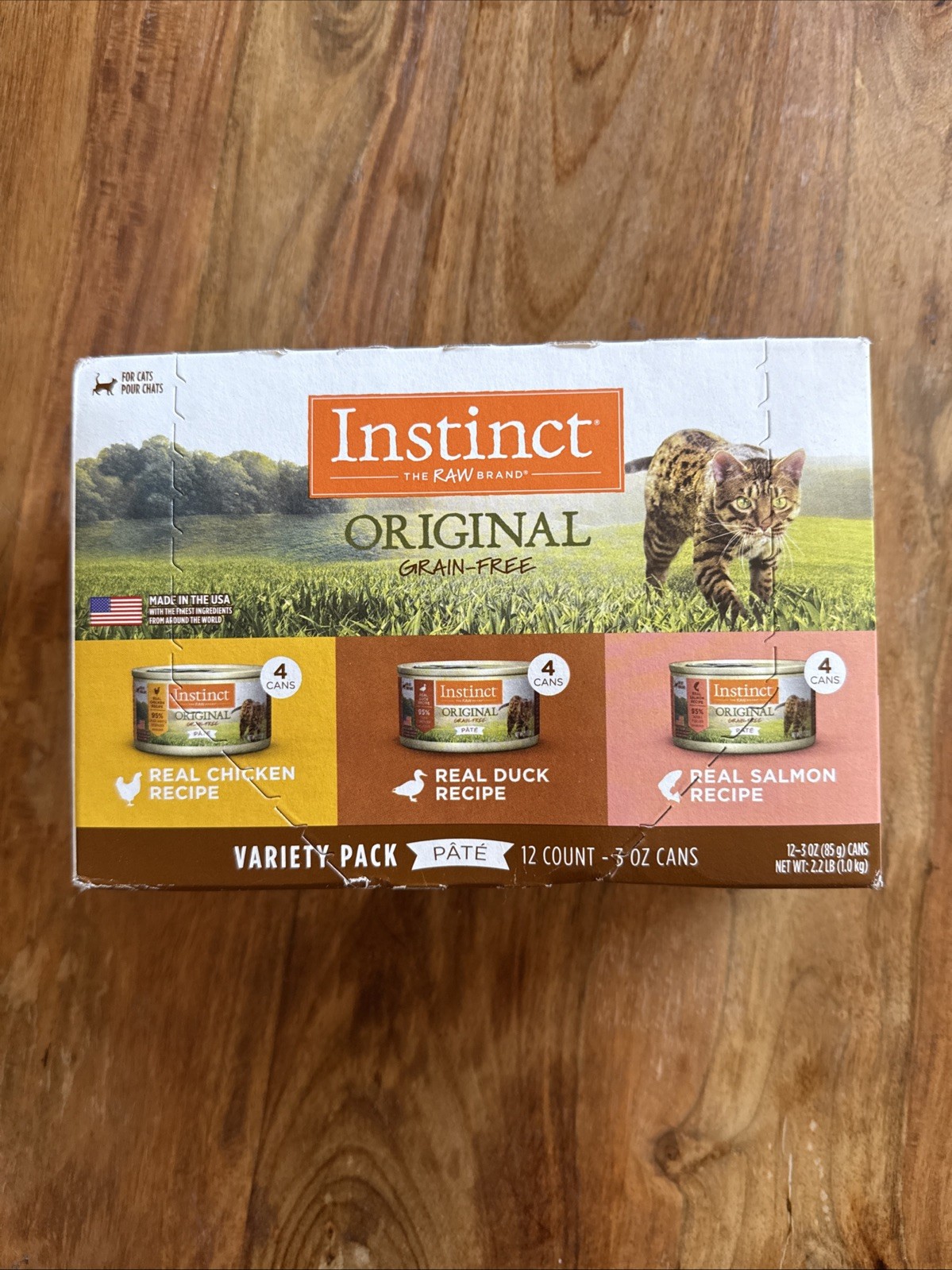 Instinct Original Grain-Free Variety Pack Wet Canned Cat Foo...
