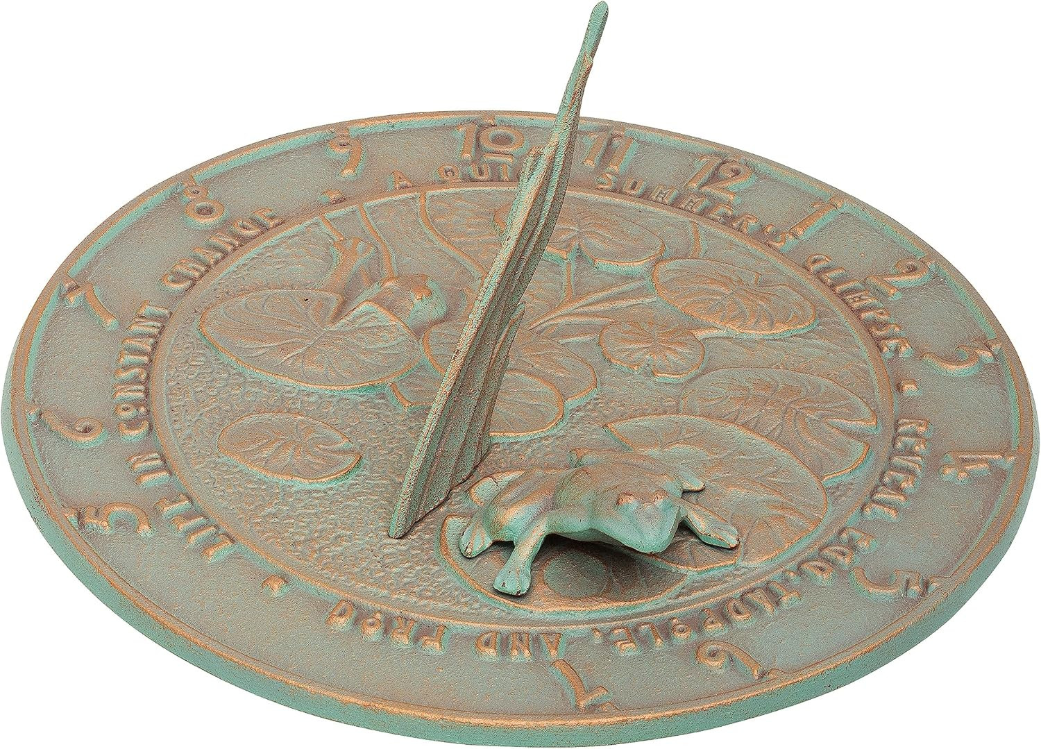 Copper Verdi Sundial Clock