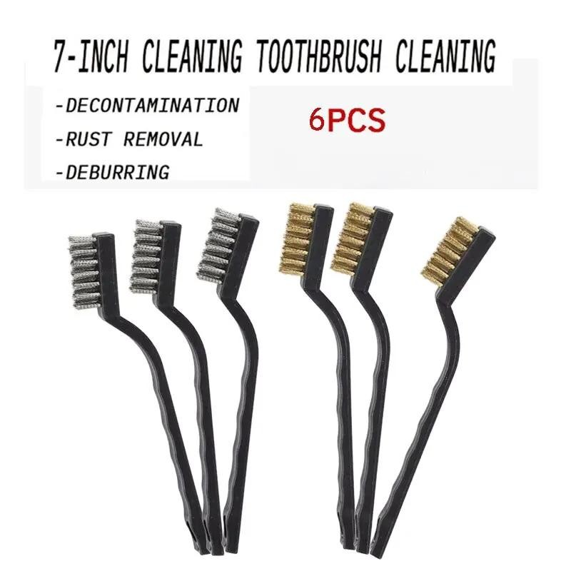 Industrial Toothbrush Mini Copper Steel Wire Brush, Stainles...