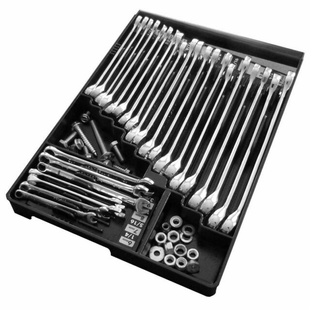 Tool Sorter Wrench Organizer, Black