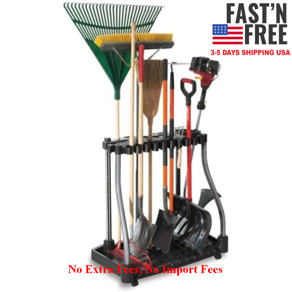 Garage Tool Tower Rack - Wheeled Assembly - Organizes Up to...