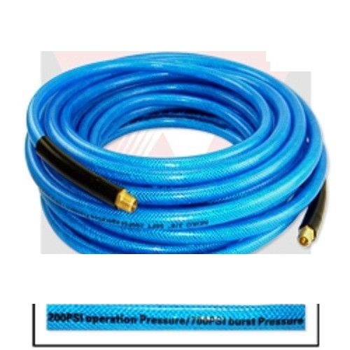 Air Hose 1/4" Ironflex Braided Polyprothane 50 Ft 200 PSI