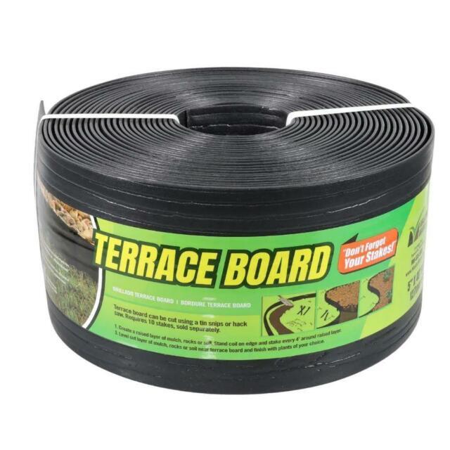 Master Mark Black Lawn Sidewalk Terracing Board - 5" x 40 ft