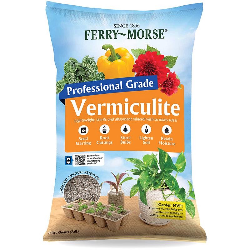 Ferry-Morse Granules Vermiculite 8 Quart Pack of 12