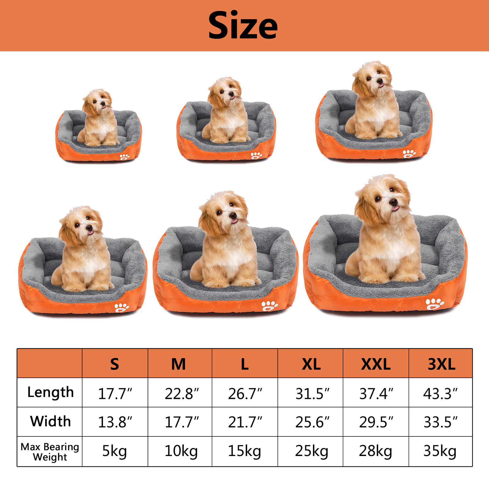 Pet Dog Cat Bed Puppy Cushion House Soft Warm Kennel Dog Mat...