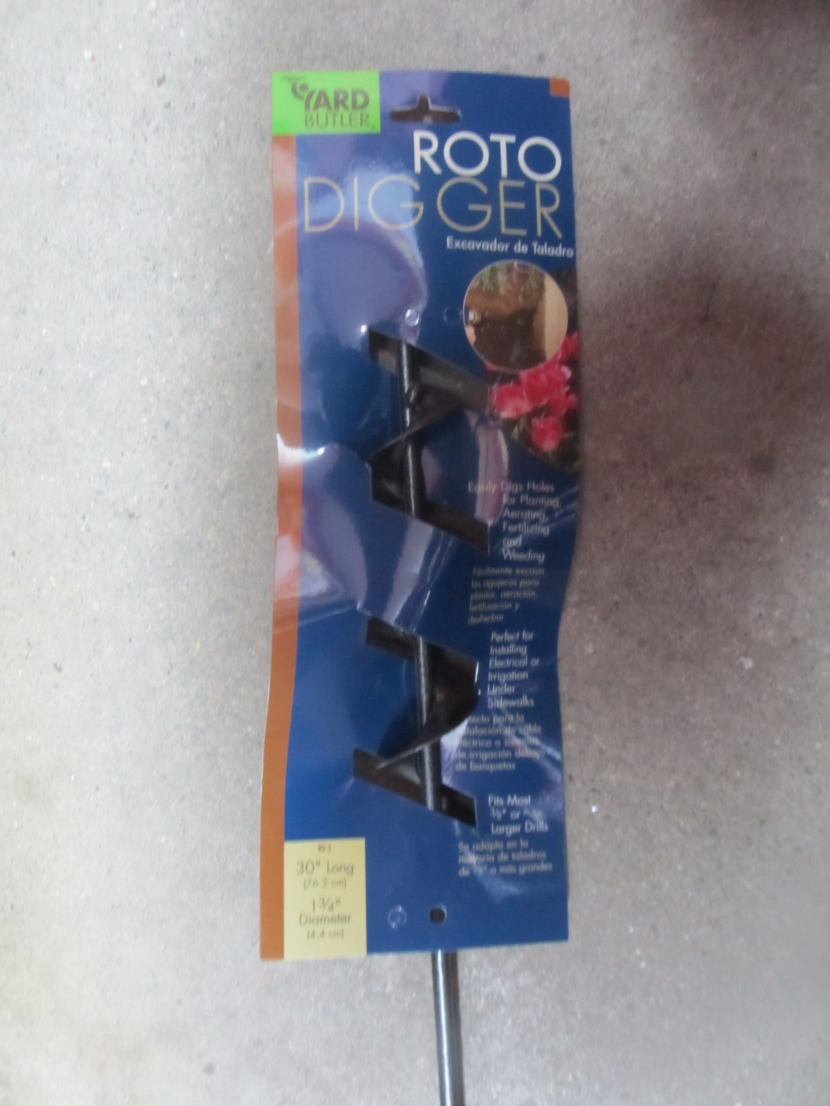 Yard Butler Roto Digger 30 Inch Tool