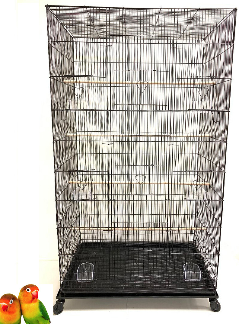 Bird Flight Cage 55" X-Large for Finches Budgies Lovebirds A...