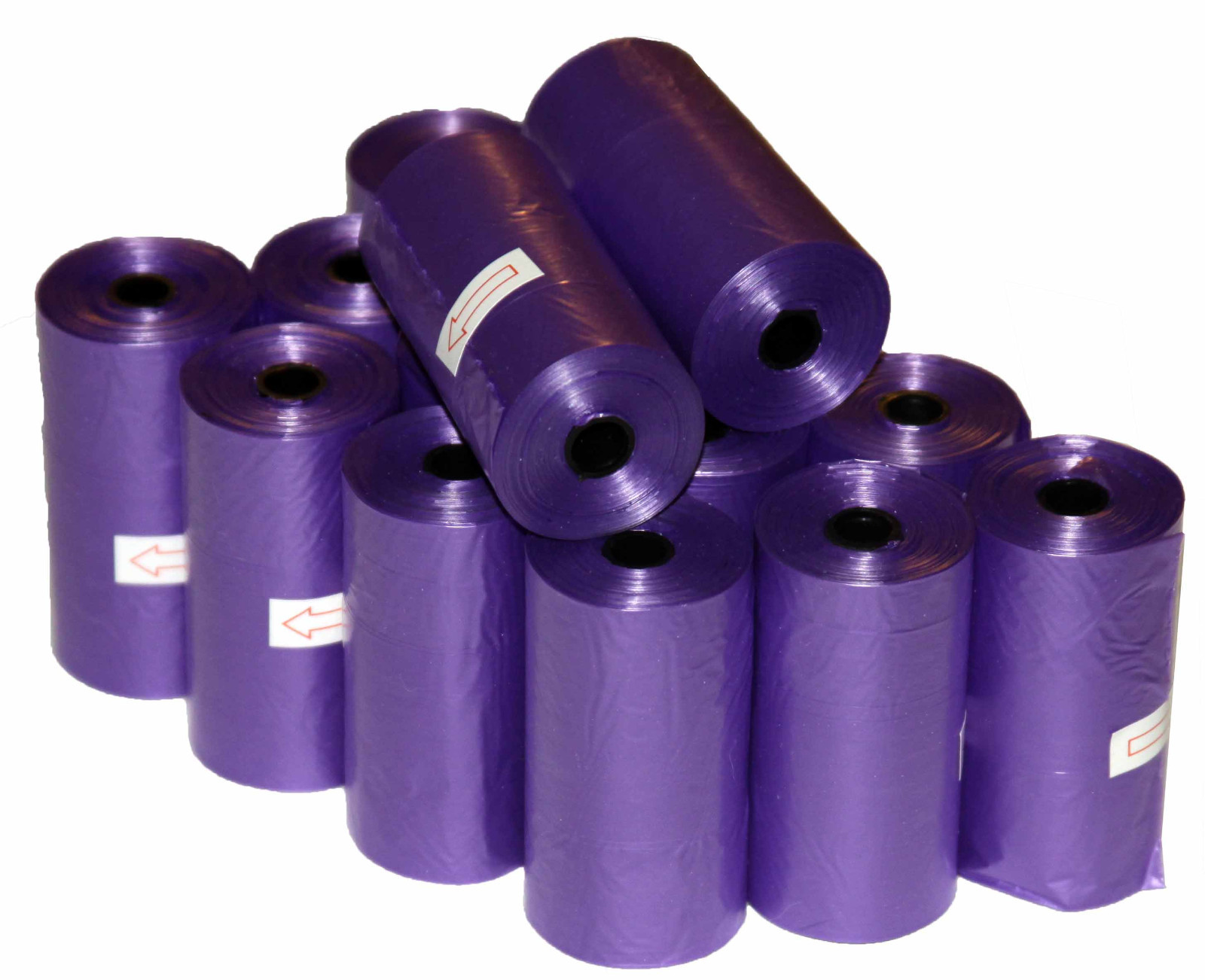 Dog Waste Bags - Color Pickup Refill Rolls with Dispenser