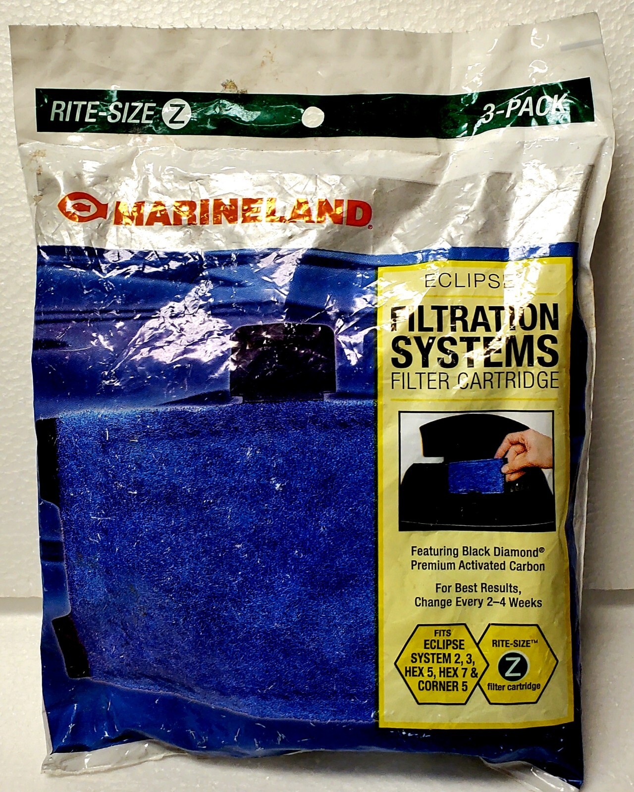 Marineland Eclipse Filter Power Rite Size Z Carbon Cartridge...