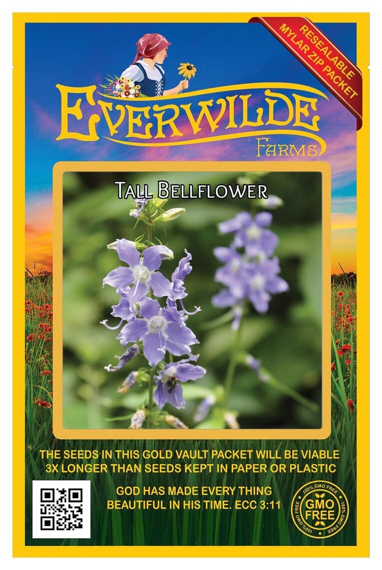 Tall Bellflower Wildflower Seeds - Everwilde Farms (2000 See...