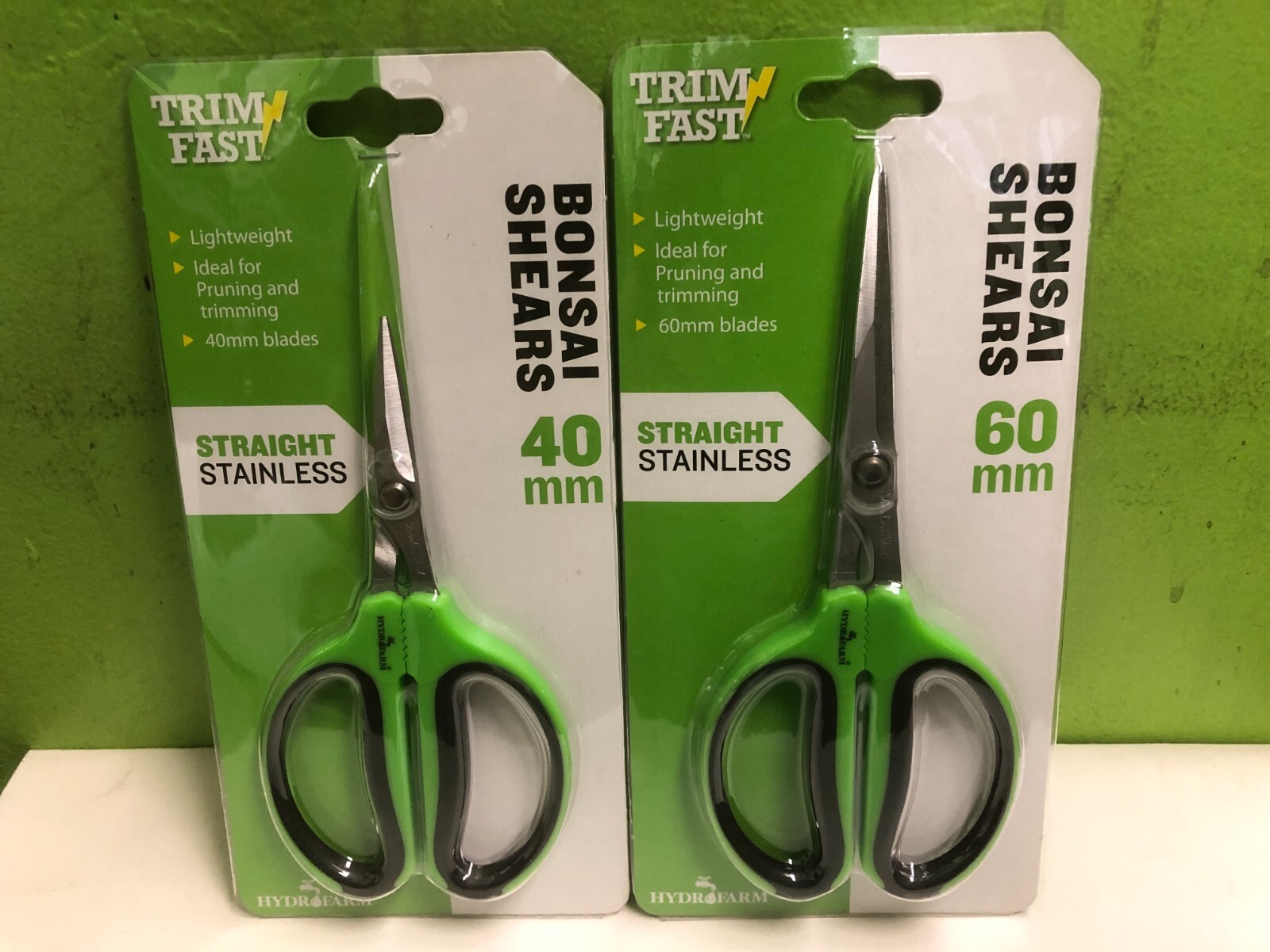 Hydrofarm Bonsai Trimmer Shears - 40mm & 60mm Set (3 Pieces)