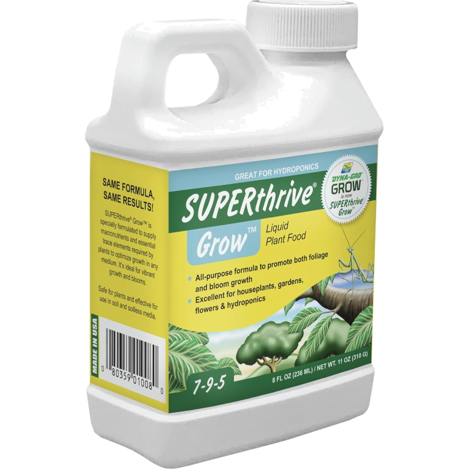Super Concentrated Plant Food - Grow 7-9-5 Formula, 8-Ounce...