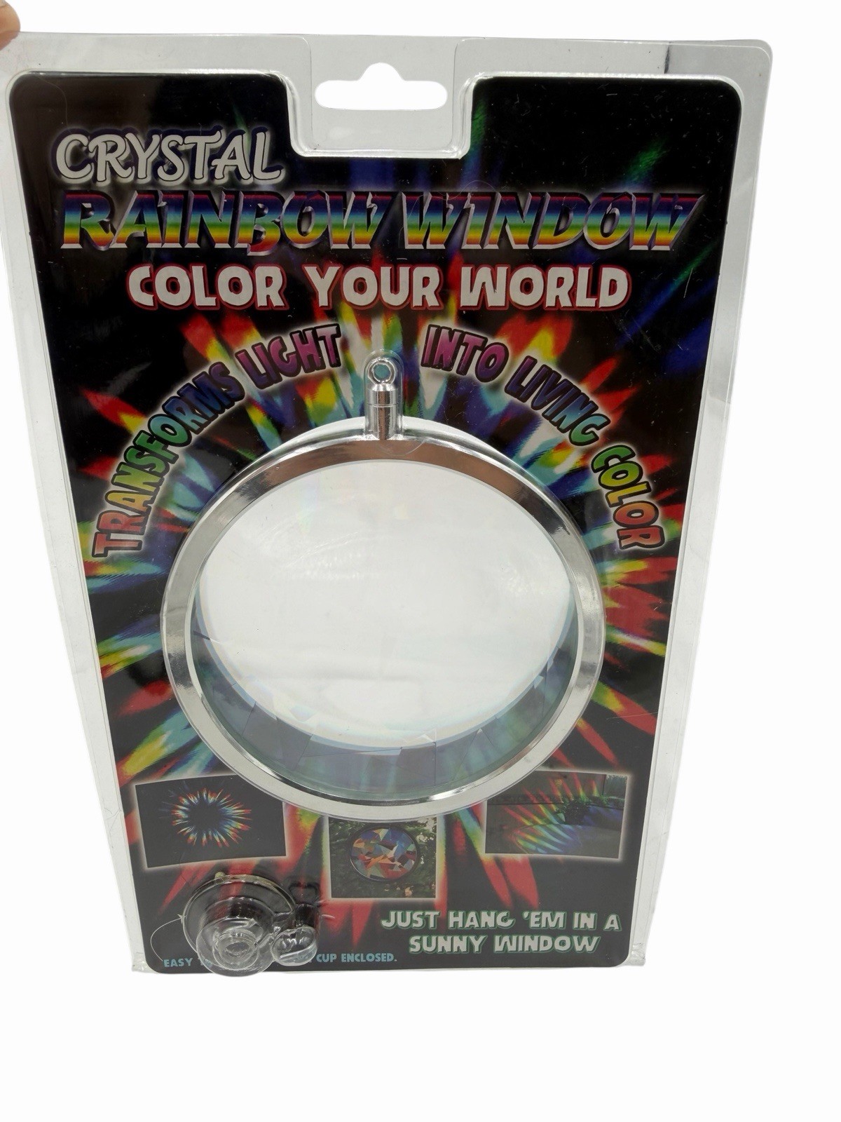 Prismatic Sun Catcher Axicon or Crystal Rainbow Window Feng...
