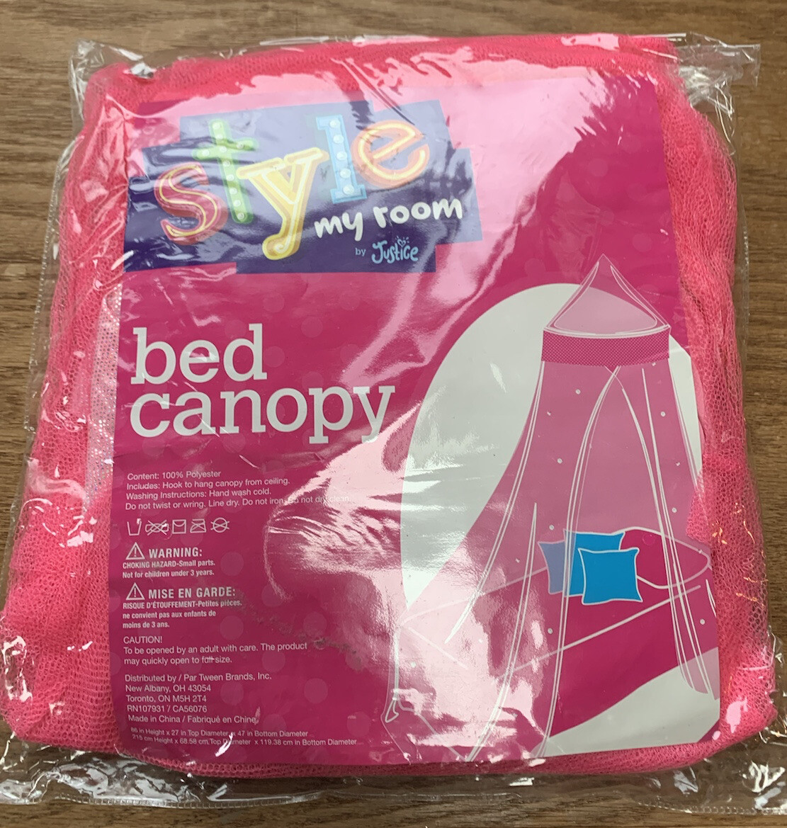 Justice Style My Room Bed Canopy Tent Pink