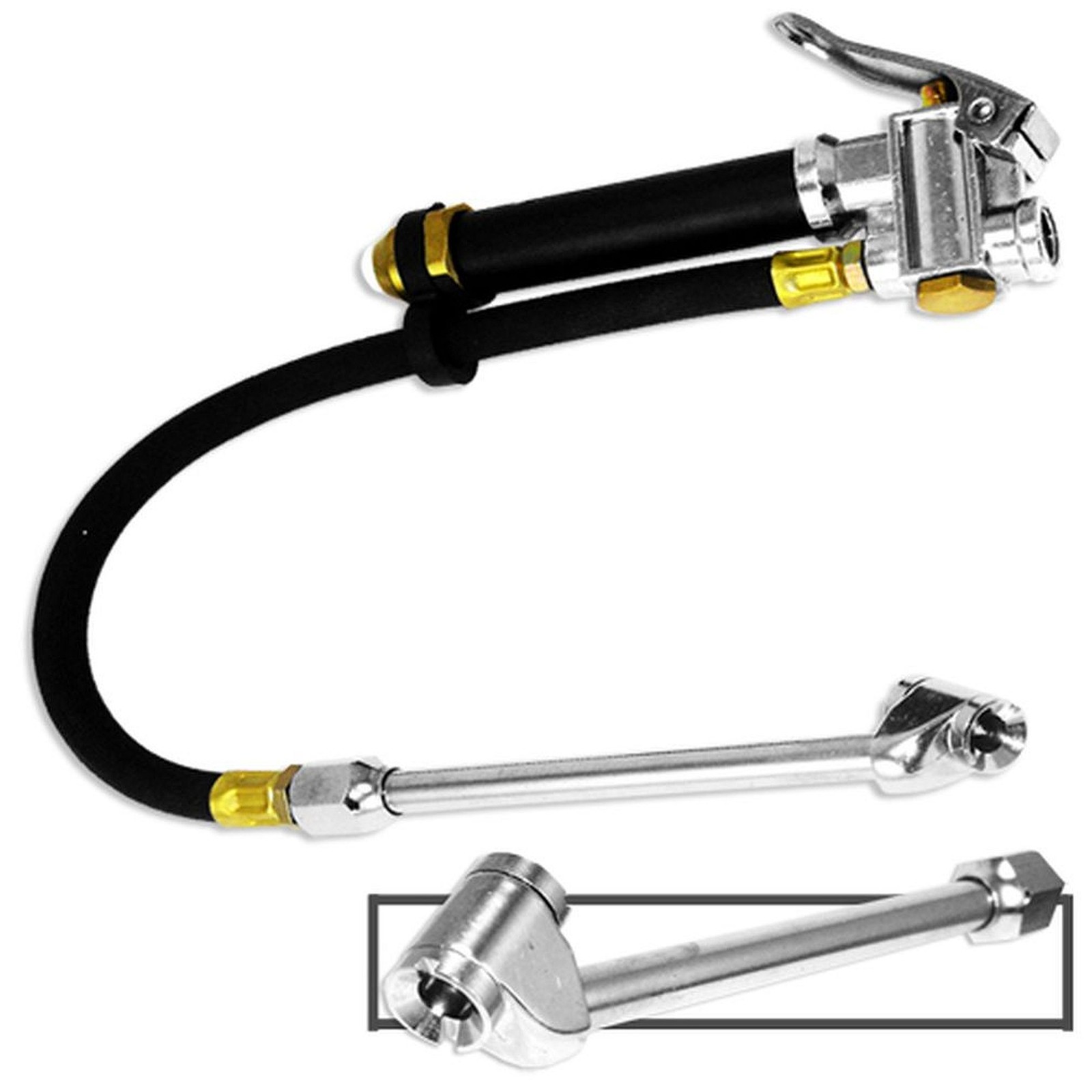 Tire Air Inflator Gas Station Style 120 PSI Automotive Brass