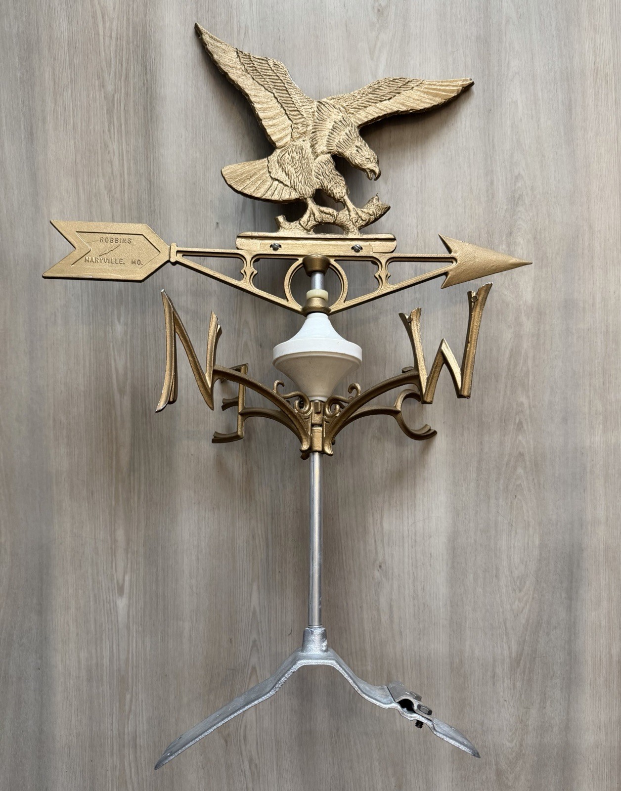 Vintage Robbins Bald Eagle Weathervane - Farmhouse Decor