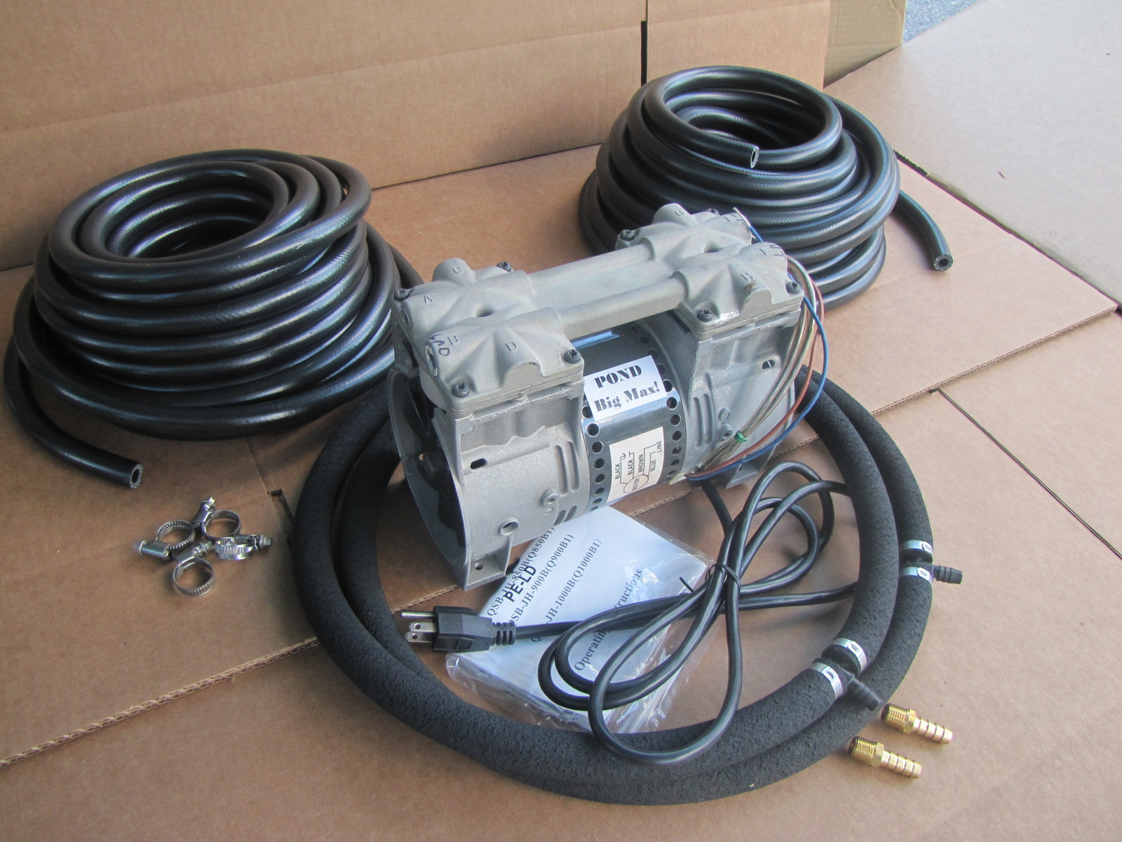 Thomas BIG MAX Pond Aeration System - 200ft Weighted Hose Se...