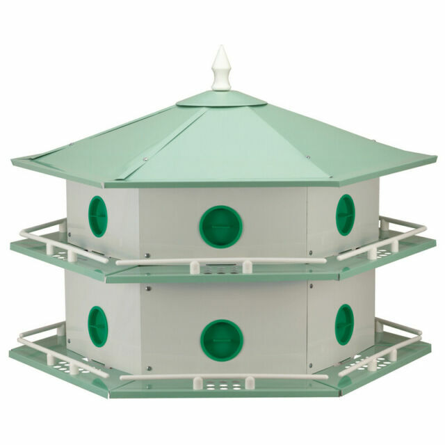 Heath Purple Martin Aluminum 12-Room Deluxe Martin House