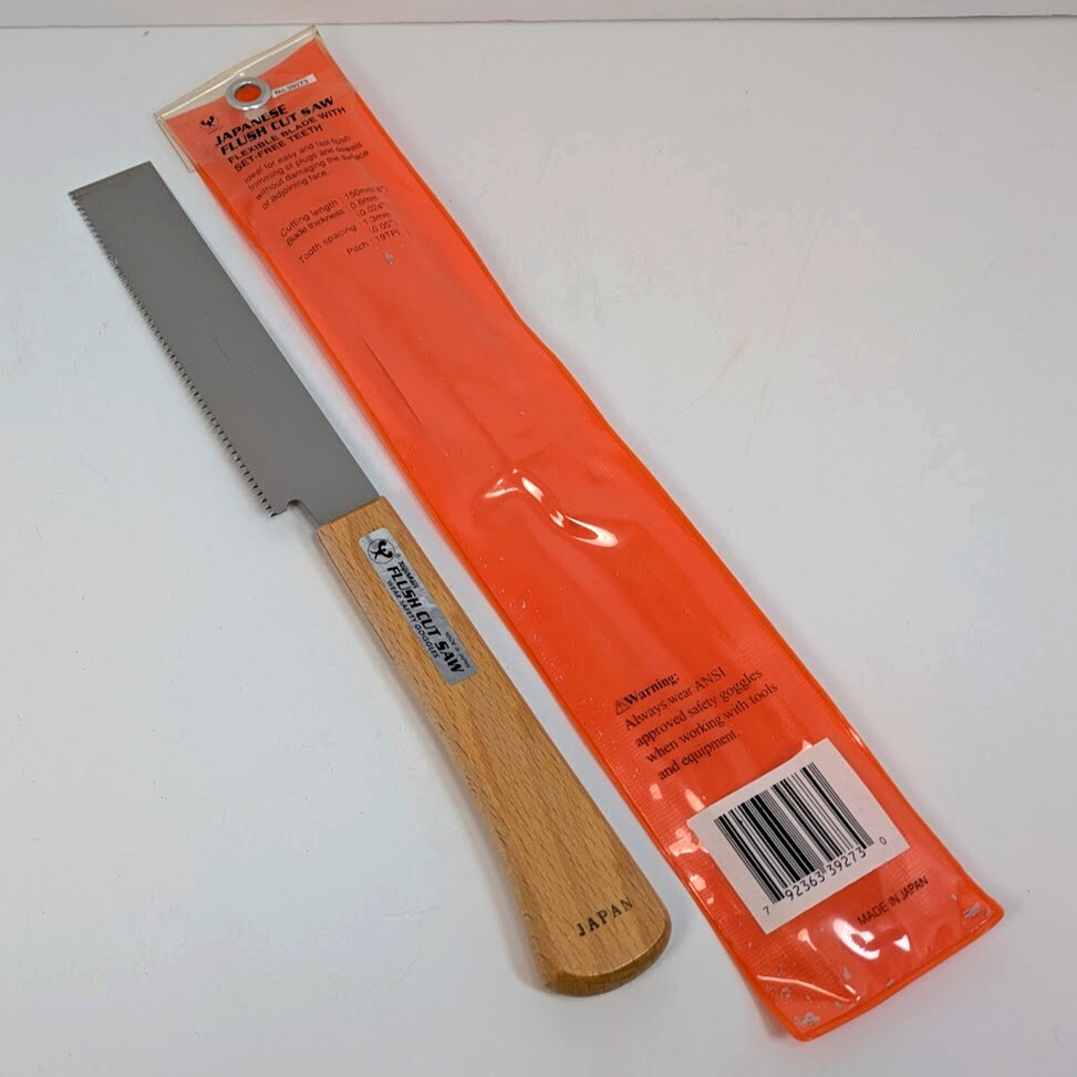 Japanese Flush Cut Saw TopMan 39273 6" Flexible Blade