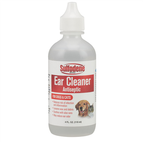Sulfodene Ear Cleaner Antiseptic for Dogs & Cats - 4 oz