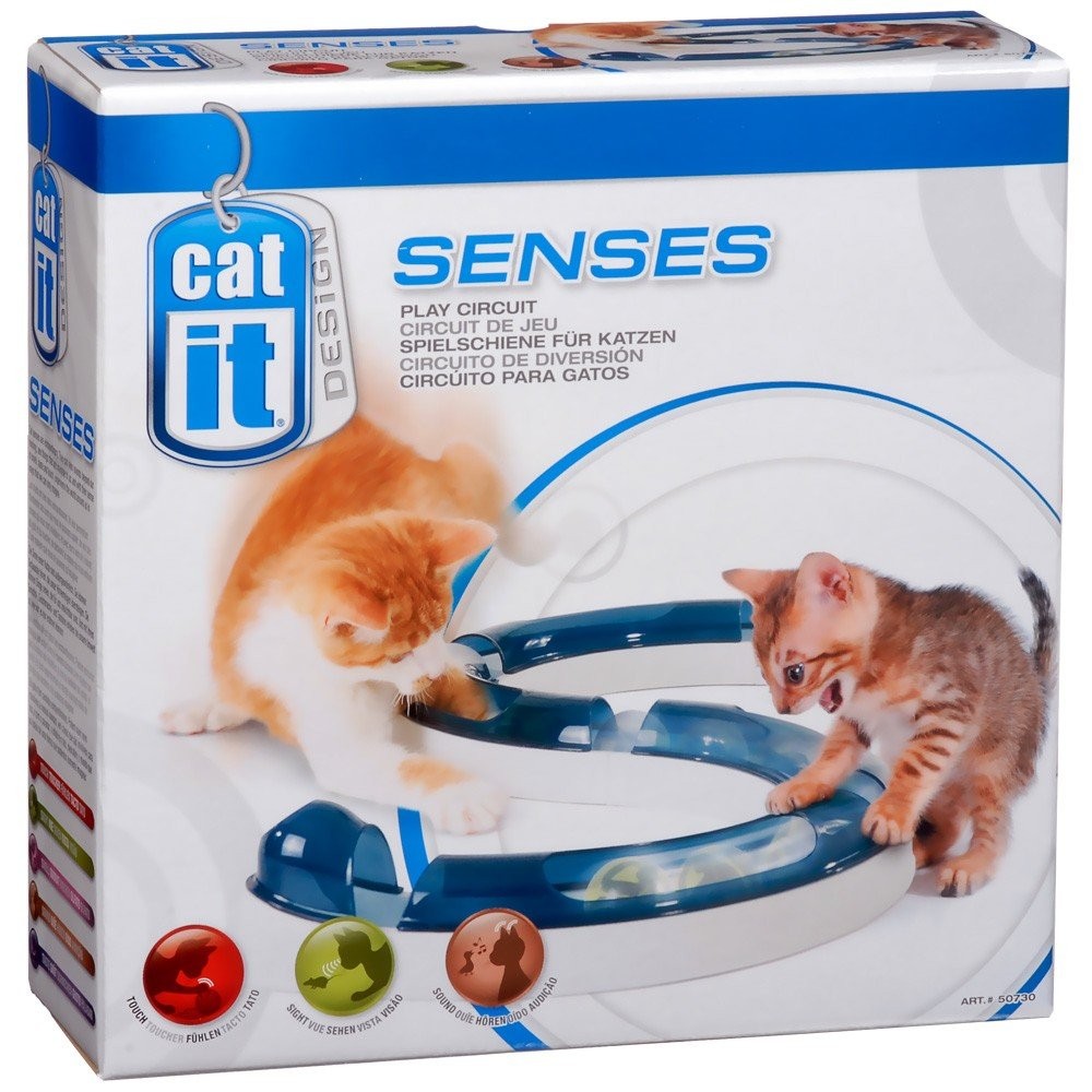 Catit Senses Play Circuit Interactive Cat Toy With Swirling...