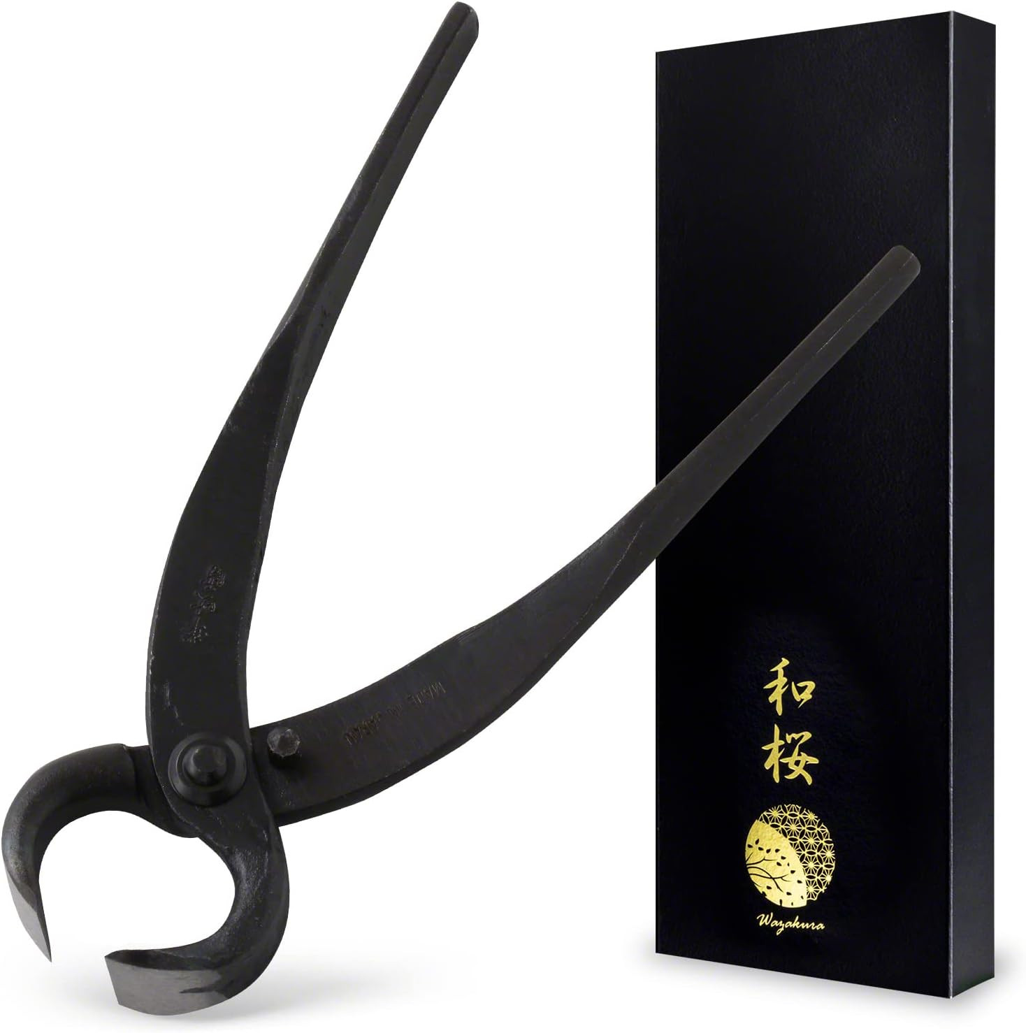 Japanese Hand Forged Bonsai Root Cutter - 6.7 Inch Black Car...