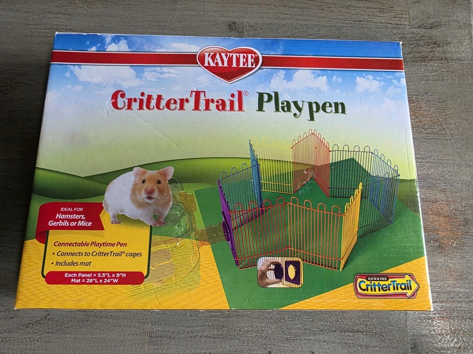 Kaytee Critter-Trail Playpen for Gerbils, Hamsters, Mice - N...