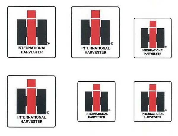 IH Cub Cadet Decals - Two Size Laminated Covers