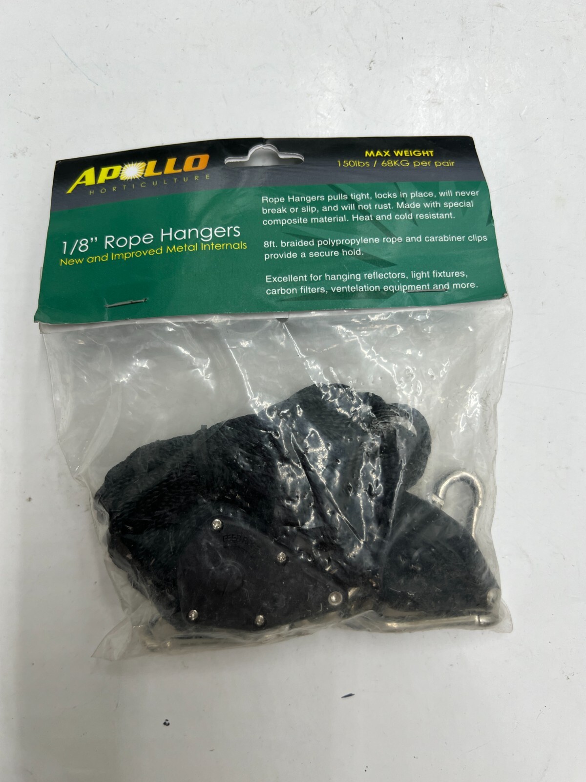 Apollo Grow Light Adjustable Hanger Rope Metal Gear Set