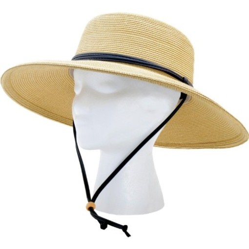 Sloggers Women's Wide Brim Sun Hat - Light Brown - UPF