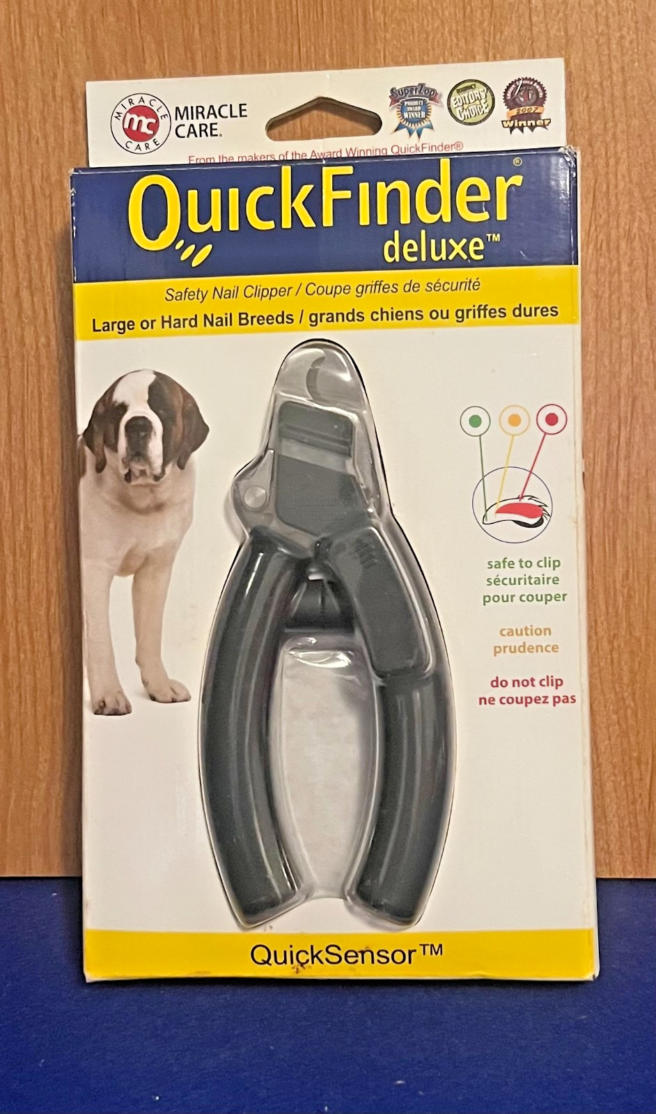 Miracle Care Deluxe Safety Nail Clipper - Model QUICKFINDER...
