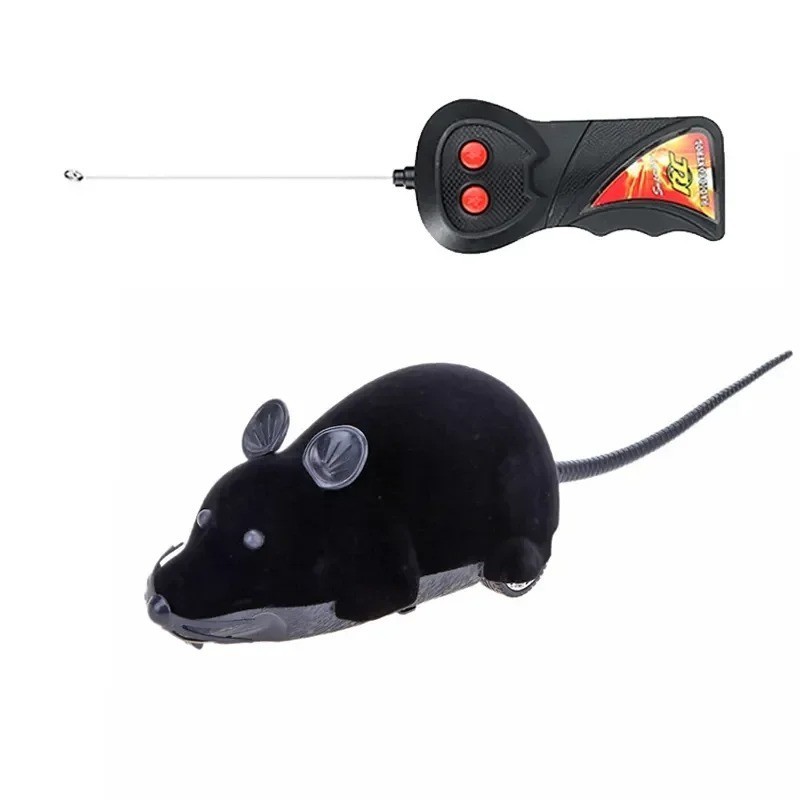 Remote Control RC Rat Mouse Wireless Cat Dog Pet Toy