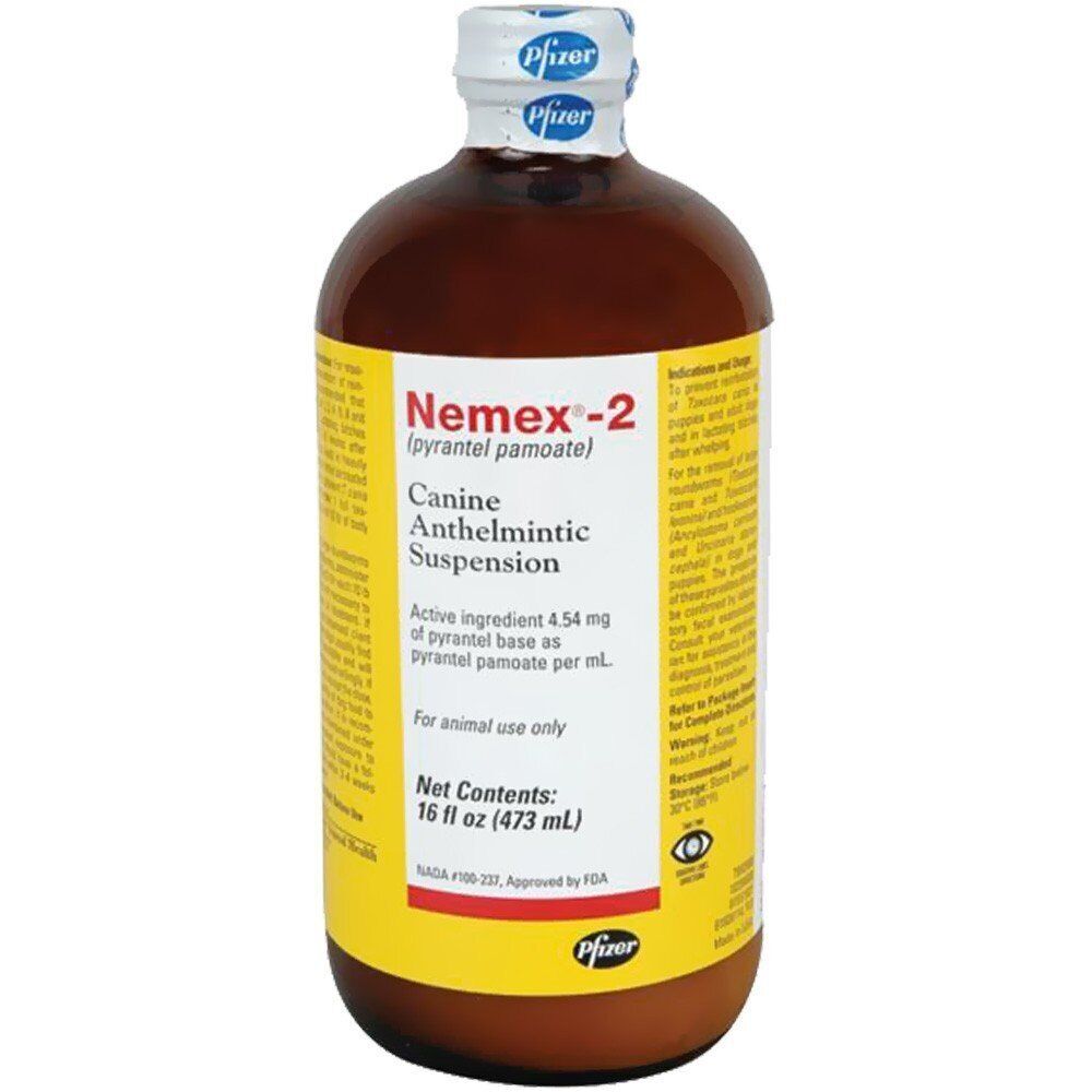 Nemex II Wormer Roundworm & Hookworm Treatment for Dogs