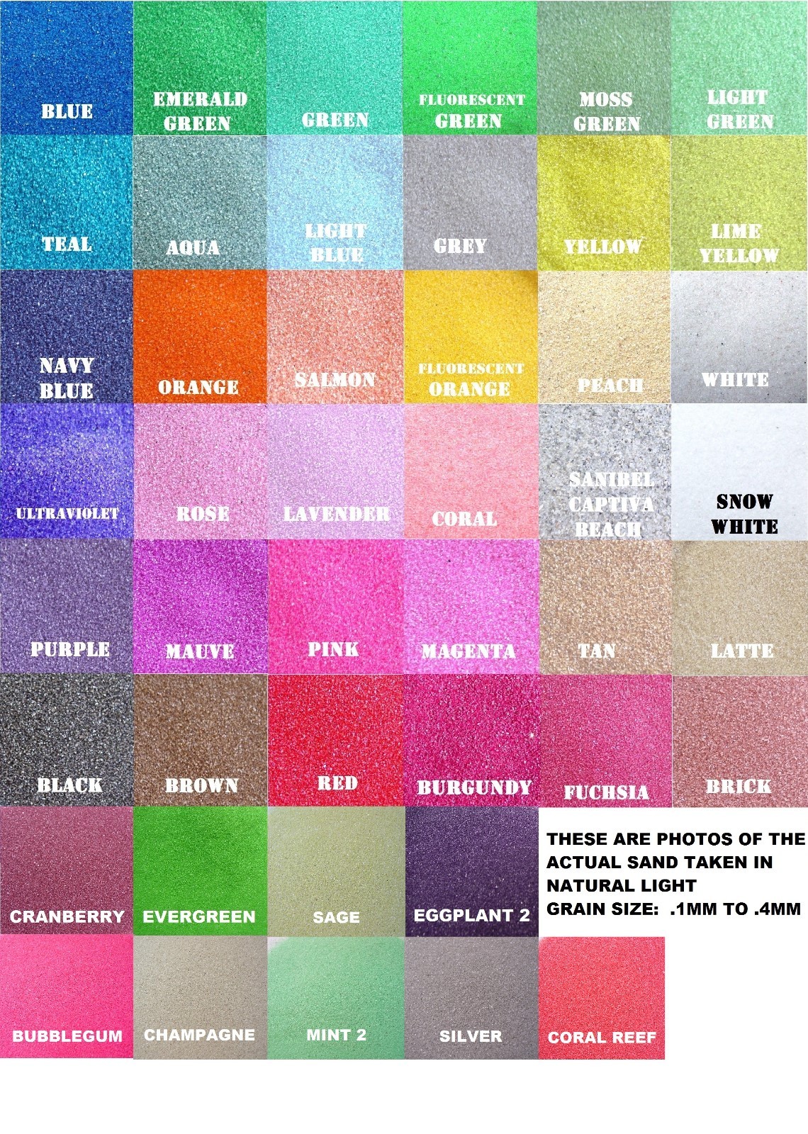 Colored Unity Ceremony Wedding Art Sand Bag - 1/2 Pound (App...