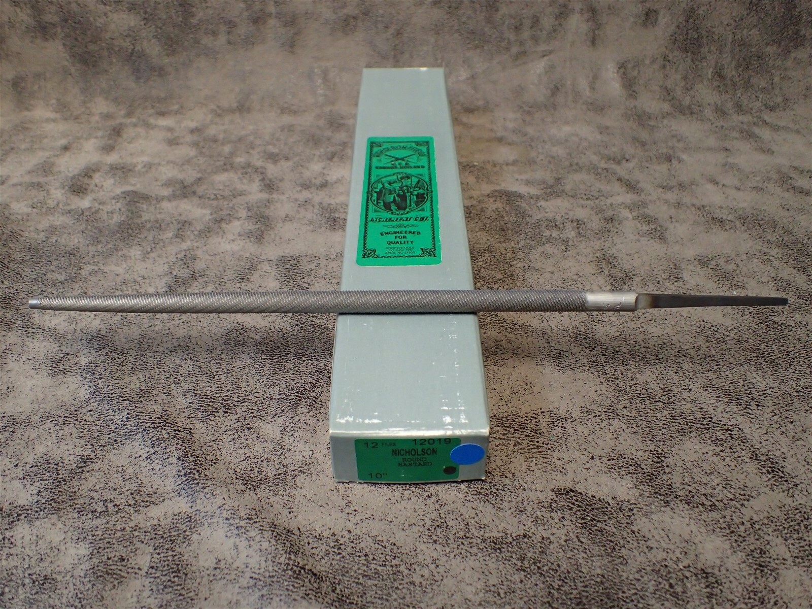 Nicholson 10" Round Bastard Cut File