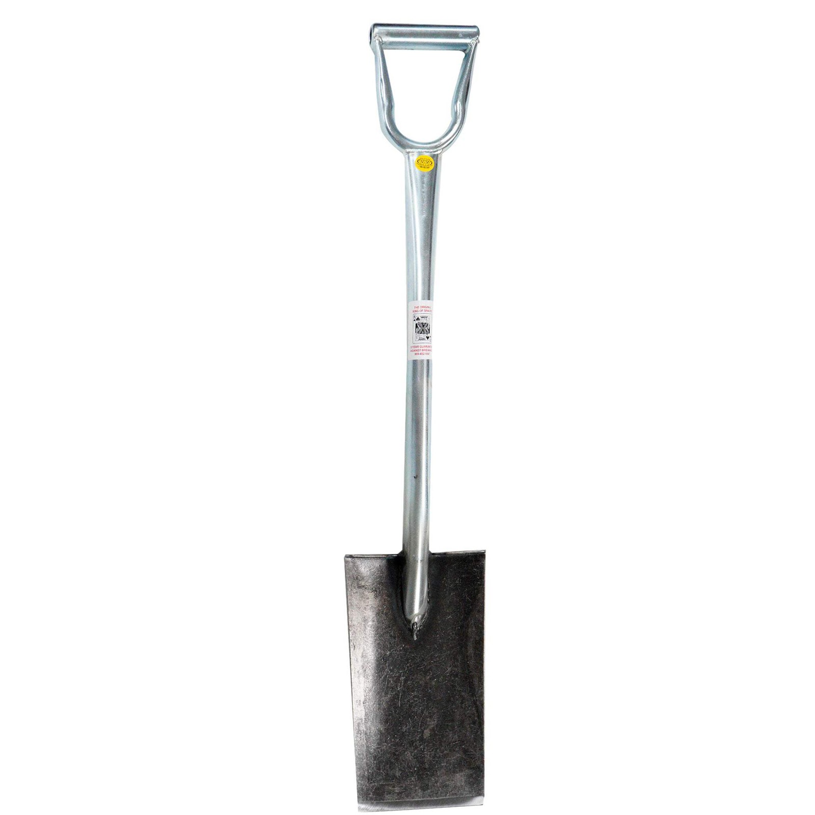 King of Spades KS-S15 Steel Handle Shovel – 15 Inch Straight...