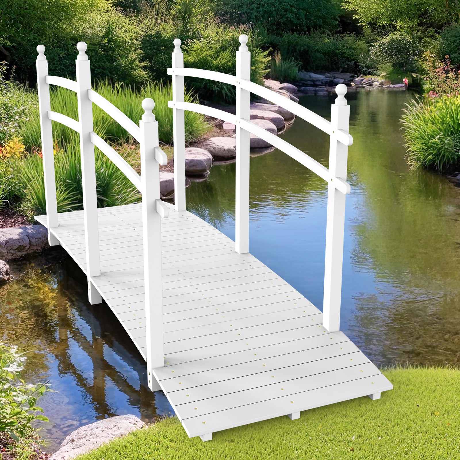 Wooden Bridge Decorative Outdoor Garden Structure
