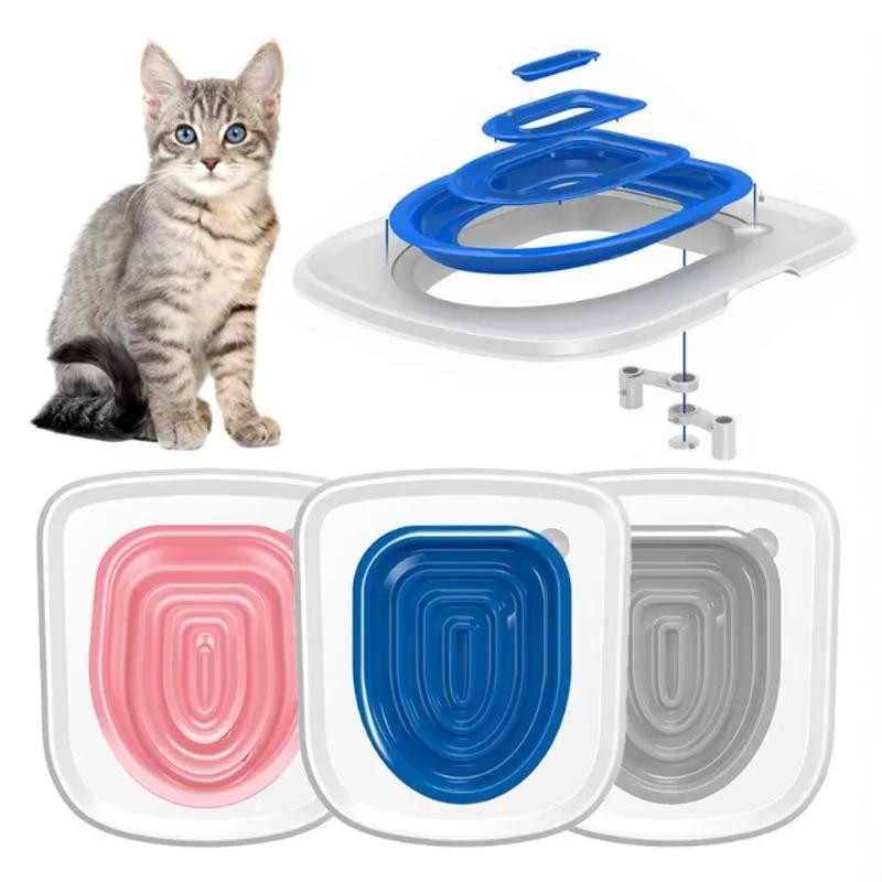 Cat Toilet Training Kit Reusable Litter Box Mat